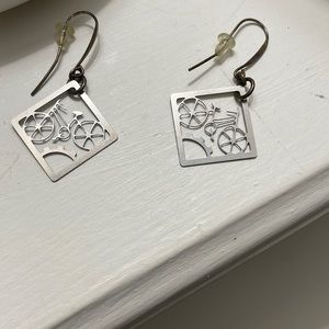Bicycle earrings